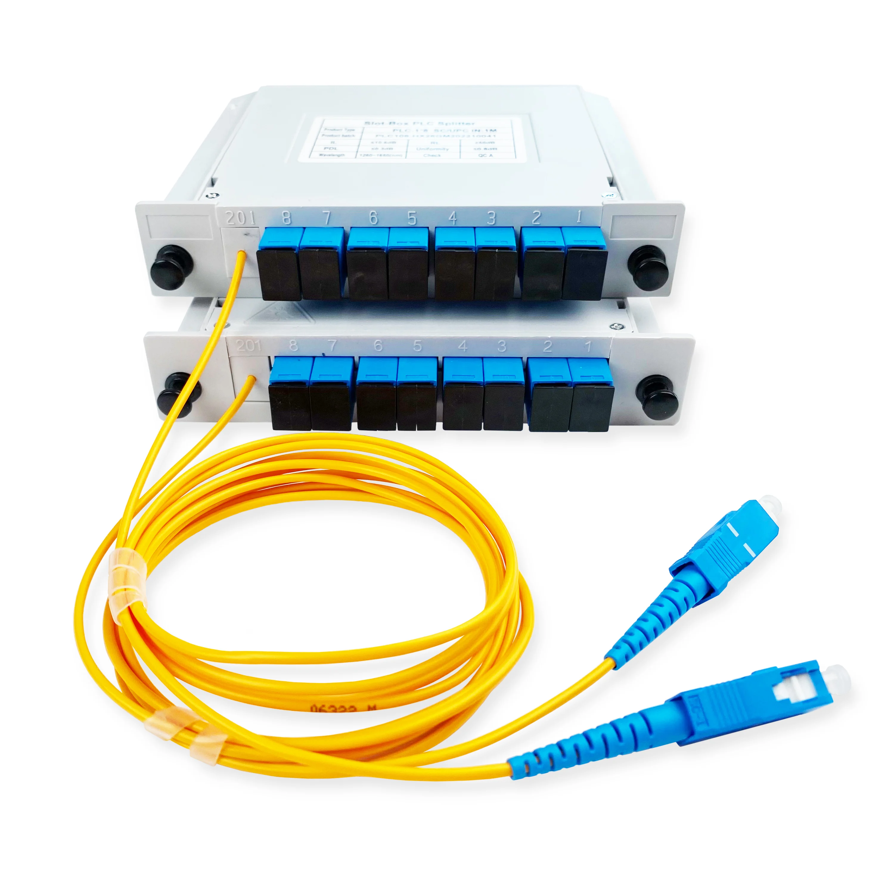 LGX Cassette 1*17 SCUPC Excellent Uniformity  Cassette Type Fiber Optic PLC Splitter Sc/Up