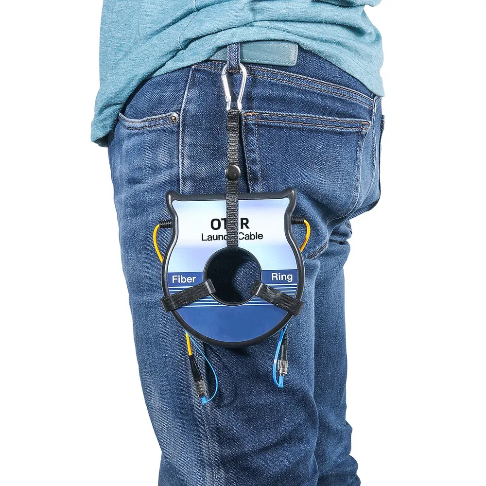 FTTH Singlemode   sc /upc - sc /upc Jumper  Otdr Launch Cable Box round  Box Type OTDR Launch Cable 1km/2km/3km-boxintelecom