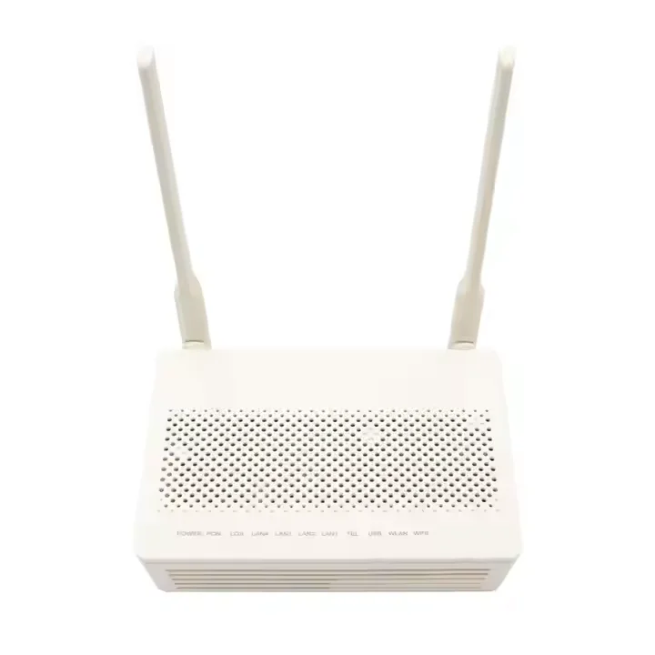 Shunou EG8141A5 Xpon ONU Fiber Optical WiFi Router 1GE+3FE+Voice+USB+RJ45 Connector FTTH FTTB FTTX 2.4G WHITE 1 Year Warranty-boxintelecom