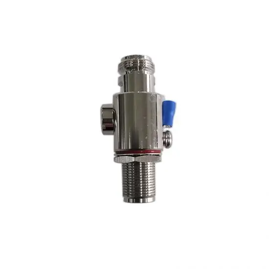 High Performance  DC-2.5GHz Low VSWR RF Lightning Arrestor With TNC-M to TNC-F Connector