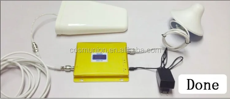 2g /3g/4g dual band cell phone Signal Booster,DCS/WCDMA Dual band booster repeater amplifier