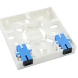 Optical Fiber Box Indoor Wall Mounted Mini 2 Core FTTH Fiber Optic Termination Box 86 Pane