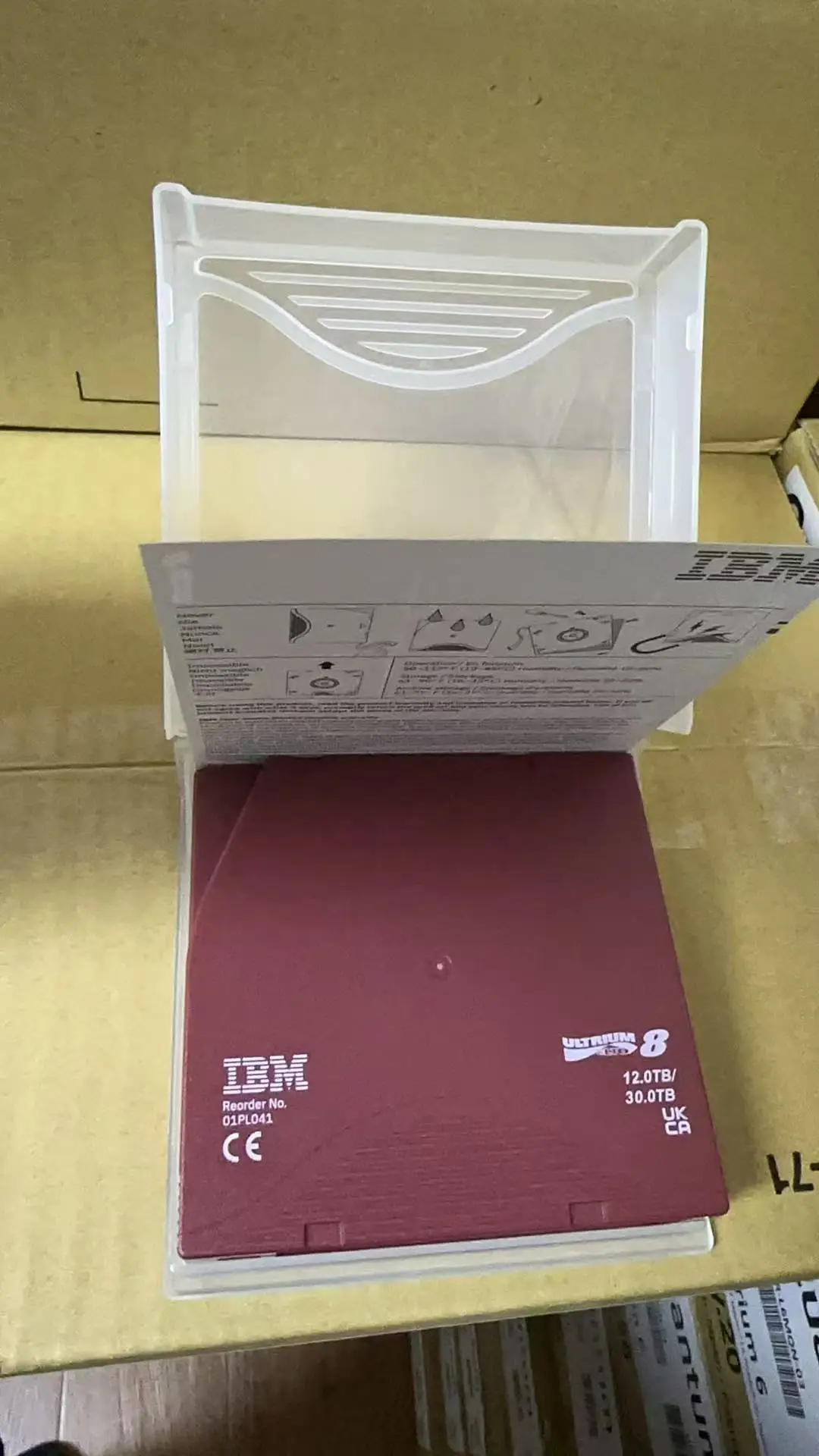 IBM LTO Ultrium Tape Media Native Compressed Capacity LTO6 Data Cartridge 02XY487 02XW568 6