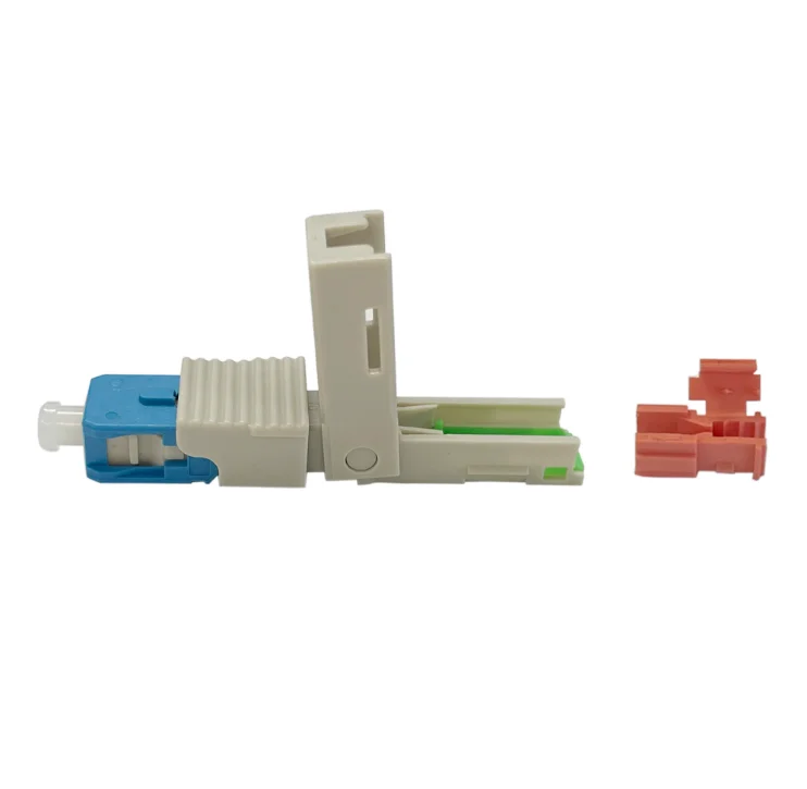 FTTH SC UPC/APC 52mm Fiber Optic Fast Connector Single Mode Pre-Embedded Type for 2*3mm/0.