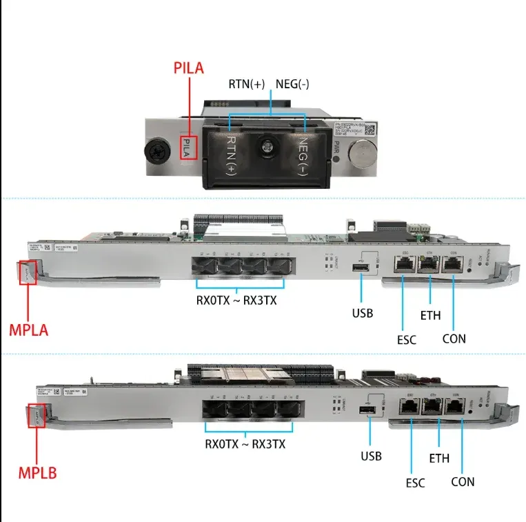 MA5800-X15 DC with Card Epon Gpon 10G OLT Card MPLA MPLB PILA Fiber Optic Equipment GPHF C++ Gpon 10G OLT-boxintelecom
