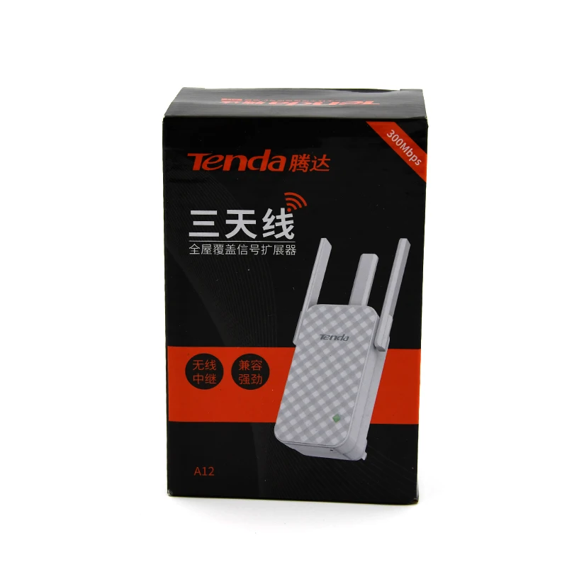 Wireless Range Extender Tenda  A12  3*3 DBi External Antennas Wireless Wifi Repeater WiFi Signal Range Extender-boxintelecom