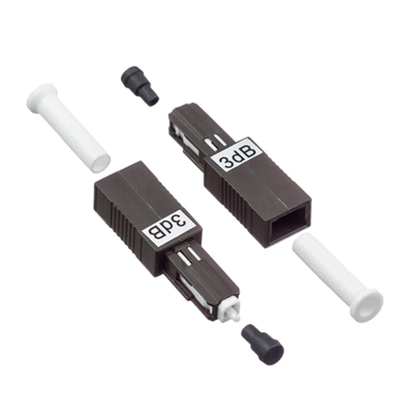MU/UPC 3DB / 5dB Fiber Optic Attenuator - Male to Female Fixed Flange Type Optical Attenua