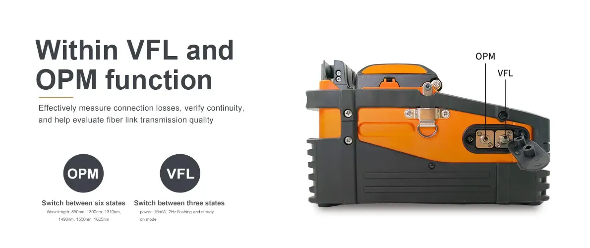 High Accuracy AI-7  Six Motors Auto  Fiber Fusion Splicer 6S Fast Splicing Machine-boxintelecom