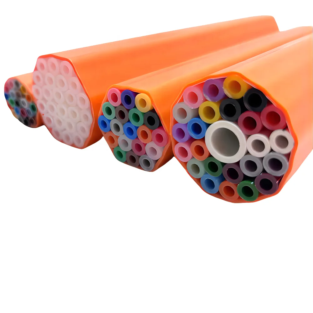 HDPE Microduct Bundle 19/24/36-Way 7/3.5mm Inner/Outer Diameter 1.2mm PE Sheath Model