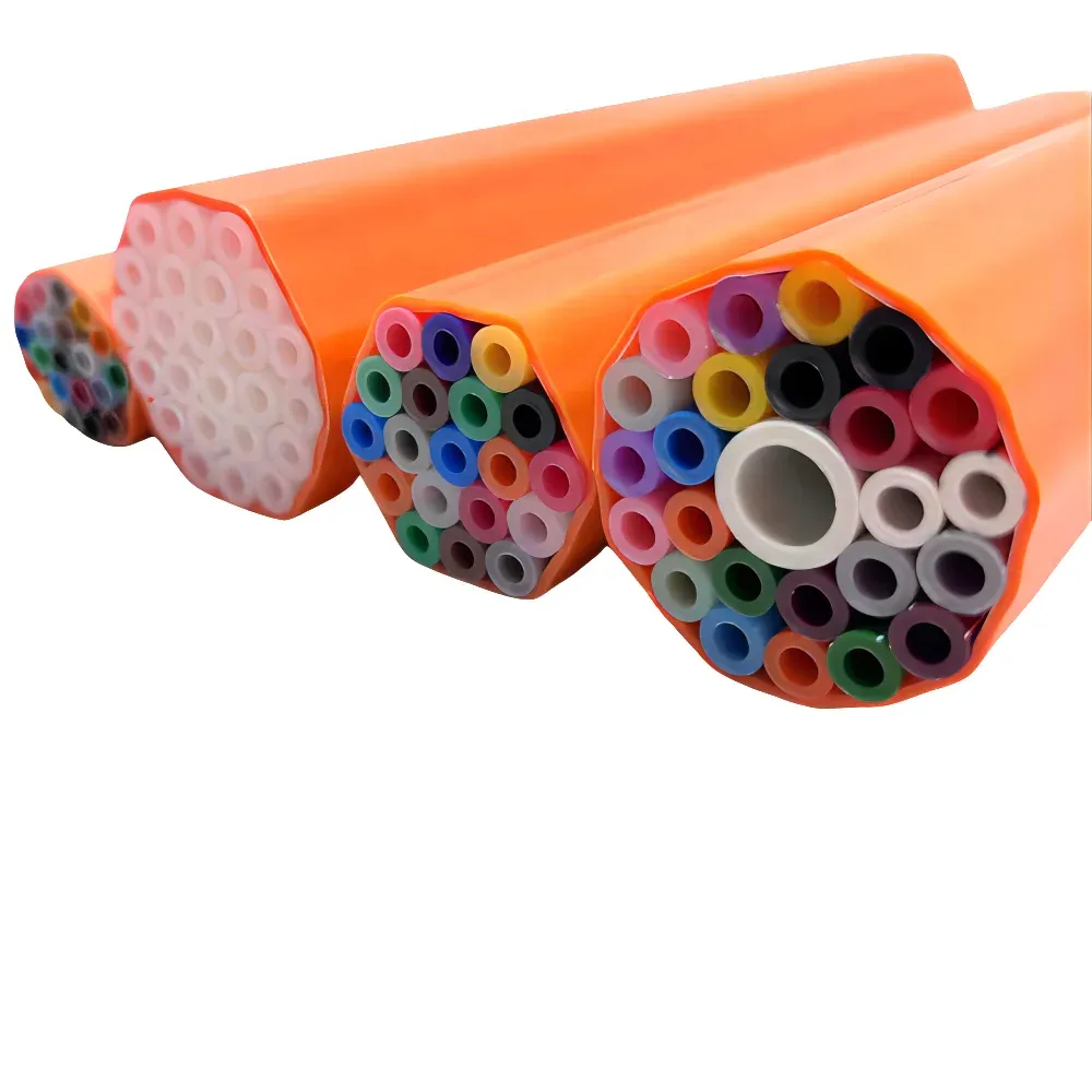 HDPE Microduct Bundle 19/24/36-Way 7/3.5mm Inner/Outer Diameter 1.2mm PE Sheath Model