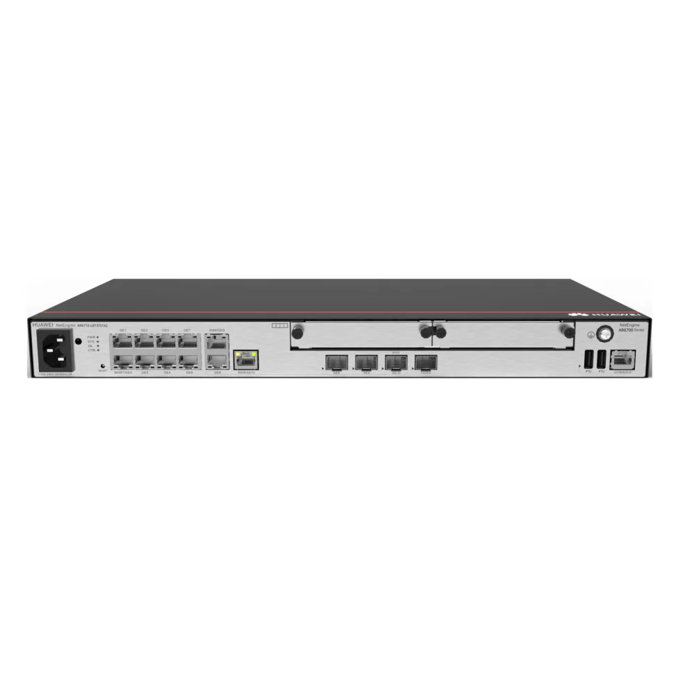 NetEngine AR6700 Series Enterprise SD-WAN Routers 2*GE Combo WAN AR6710-L8T3TS1X2 1