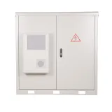 IP55 1500W Outdoor Power Enclosure Cabinet Galvanized Steel 19 Rack Telecom Filter Shelter