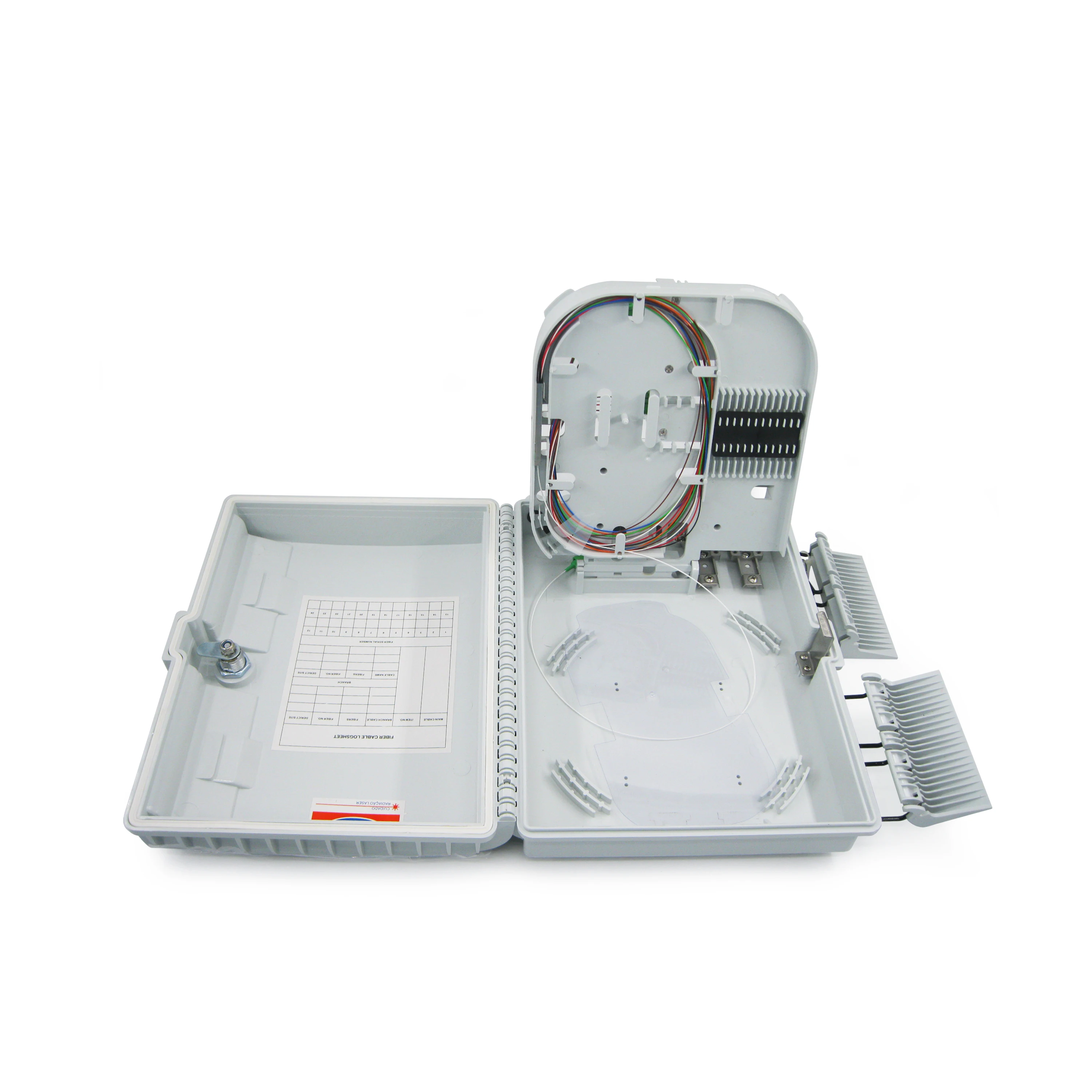 8 port reverse POE FTTH box distribution outdoor wall mounted fiber optic termination box