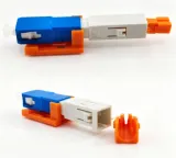 SC/UPC Fiber Optic Fast Connector- FTTH Field Assembly Quick Connector for Drop Cable and 