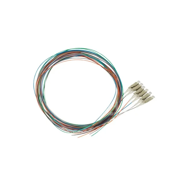 Hot Sales 12 Core Fiber Optic Pigtail with 12 Color Options MMF50/125um Fiber PVC/LSZH Jacket for FTTH Applications-boxintelecom