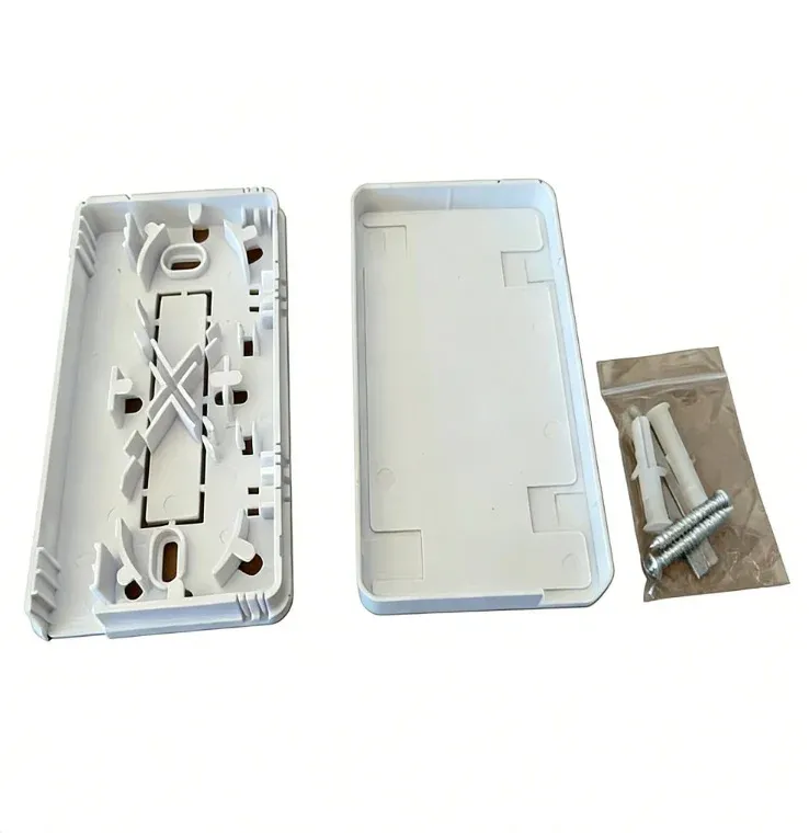 Fiber Optic Easy Faceplate 1 Port Distribution Box SC Adapter Wall Outlet for FTTH Indoor Fiber Termination-boxintelecom