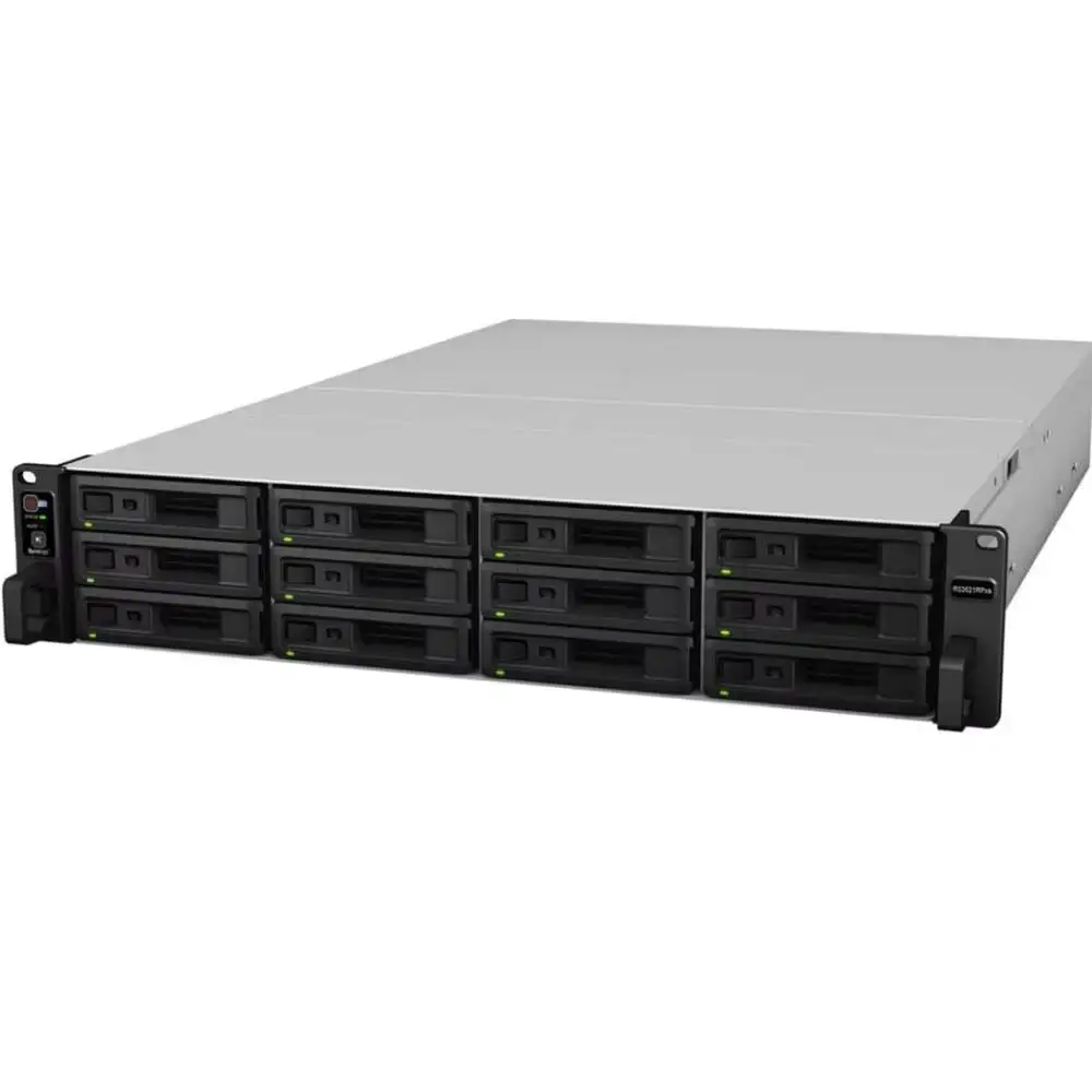 Safeguard Your Business Assets 12 Bay RackStation RS3621RPxs Diskless NAS Server Storage