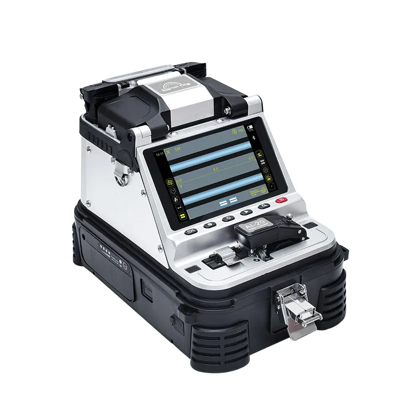 Fiber Fusion Splicer High Accuracy AI-20 Six Motors Auto 6S Fast Splicing Machine FTTX Fib