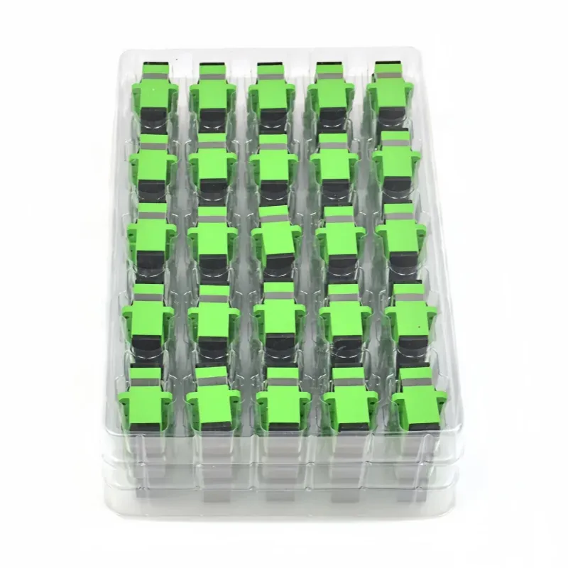 Adapter Embedded 55mm Single Mode  Fast Fiber Optic Quick Connectors SC APC-boxintelecom
