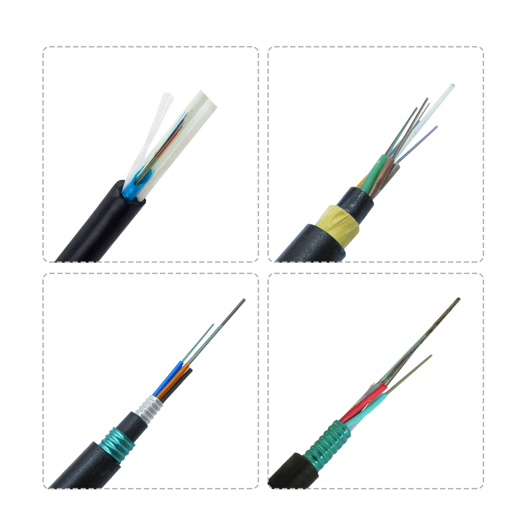 Outdoor Indoor Dropcore 12 Core Single Core 2cores 1f G652d Yellow Pigtail Fiber Optic FTT