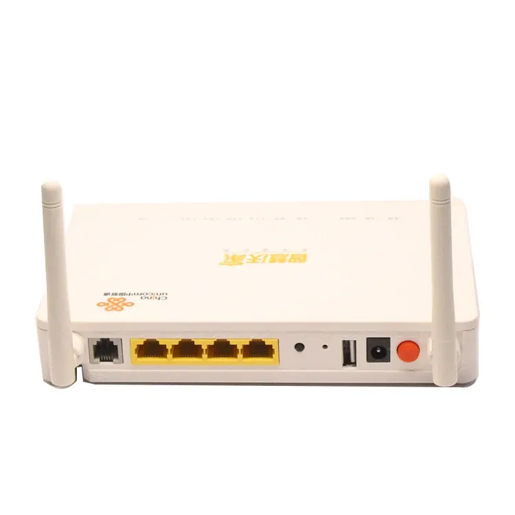 ZTE F677 Brand New External Antenna ONT Hot Sale White 1GE+3FE+1TEL+1USB 2.4GWiFi GPON XPON F677 ONU-boxintelecom