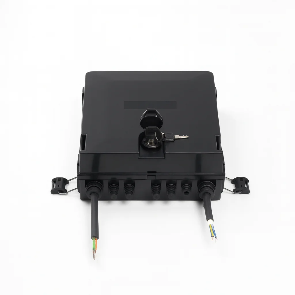 Fiber Optic Distribution Box 24 Cores SC Adapter 1:8 Splitter Outdoor Wall Pole Mountable-boxintelecom