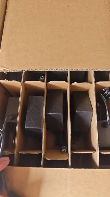 Used EU Original 12V USB Wired Power Adapter Mobile Charger 0.5A 1A 2A 3A Power Adapter Europe Plug for ONU-boxintelecom