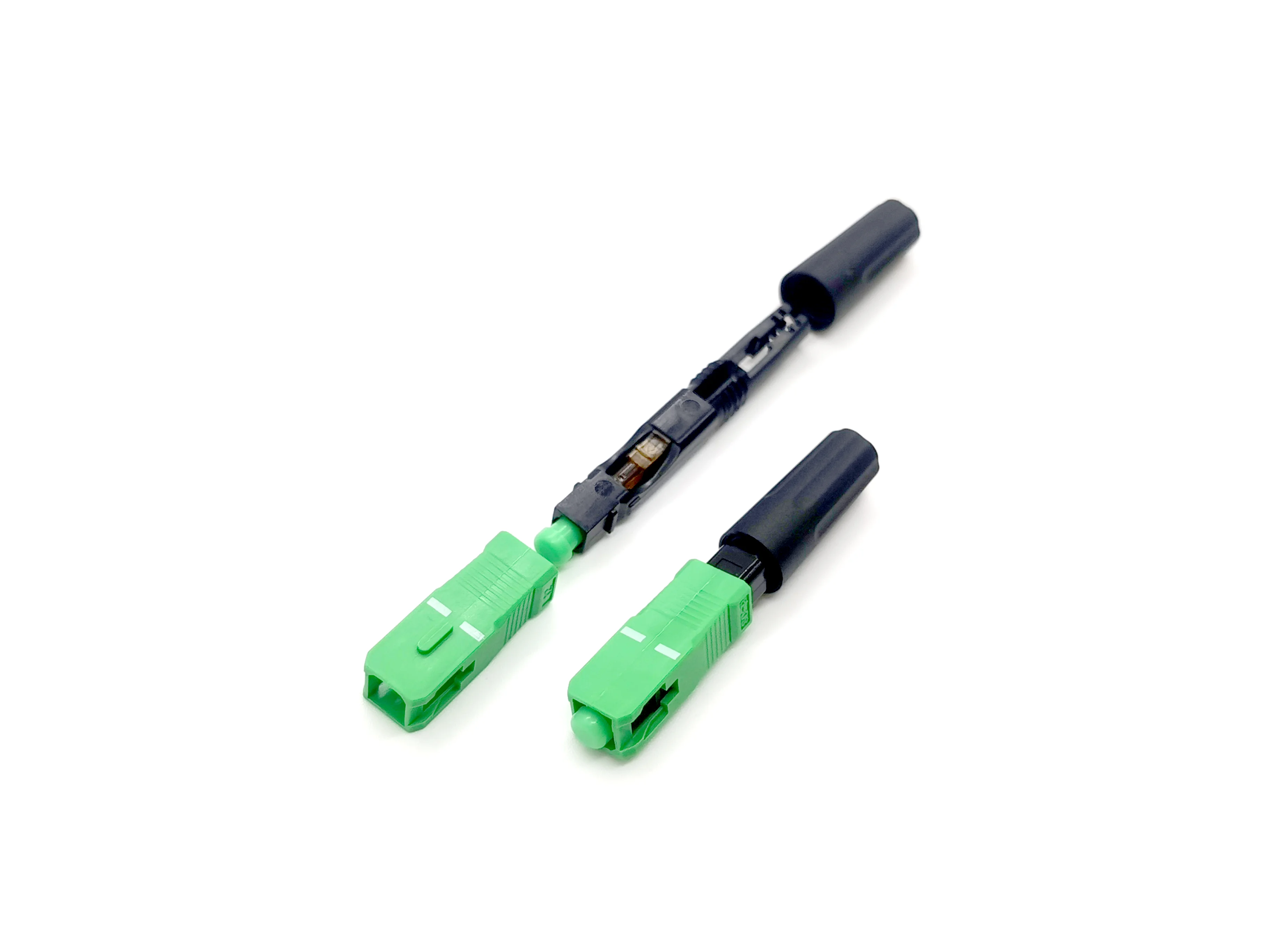 High Quality SC APC UPC Fiber Fast Connector 60mm Field Assembly Optical Used for Network-boxintelecom