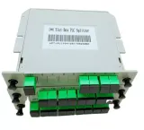 Hot Sale  FTTH Fiber Optic Cassette Type SC APC Connector PLC Splitter Splice 1*2  1*4
