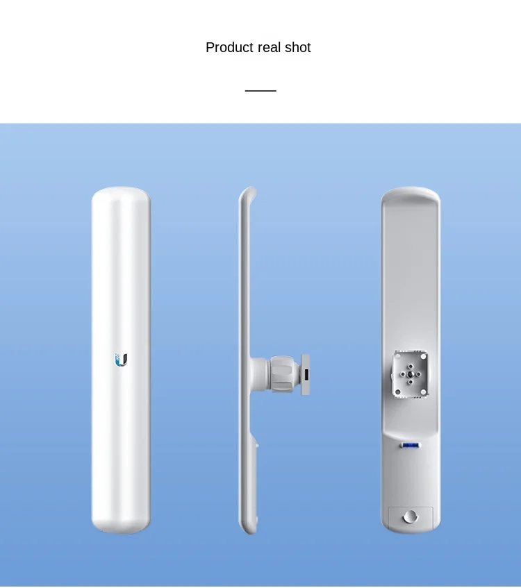 UBNT LiteBeam LAP-120 TDMA Gigabit Dual-Band 5GHz Wireless Bridge AP with 2 Antennas DC 5V Powered