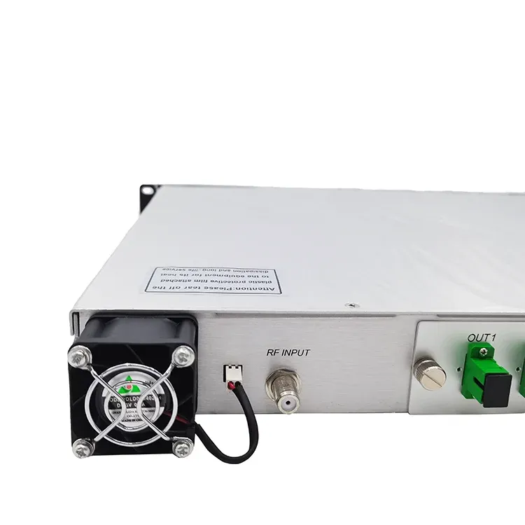 CATV Dual Power Supply 1550nm Direction Modulated Optical Transmitter