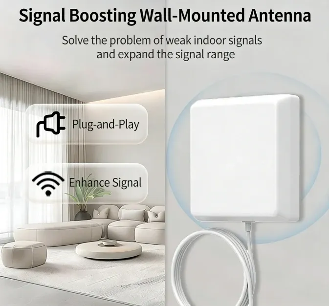 Wall Mount Directional Panel Antenna 700~3700MHz 4G/5G Directional Antenna for 4G LTE Netw