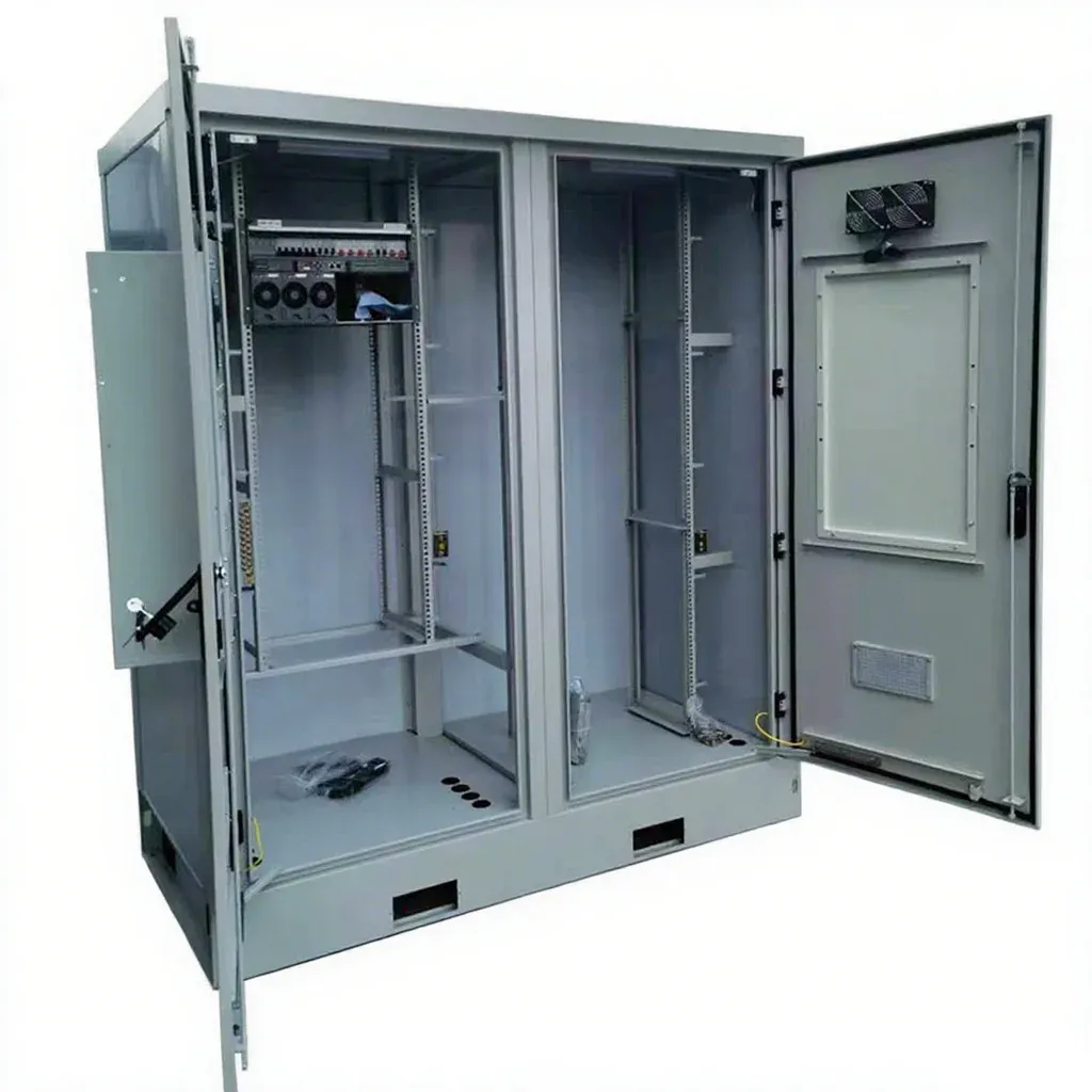 OEM Outdoor Integrated Power Equipment Cabinet Customizable Waterproof Dual-Cabin Enclosure Galvanized Steel Aluminum IP55 Metal-boxintelecom
