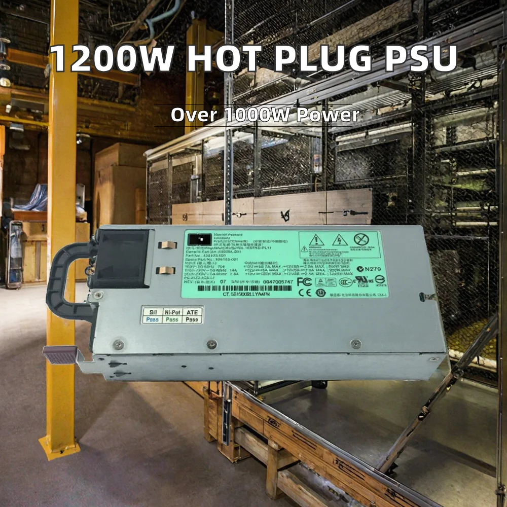 Original Brand 1200W HSTNS-PL11 490594-001/438203-001/498152-001 Server Silver Hot Plug Power Supply PSU in Stock-boxintelecom