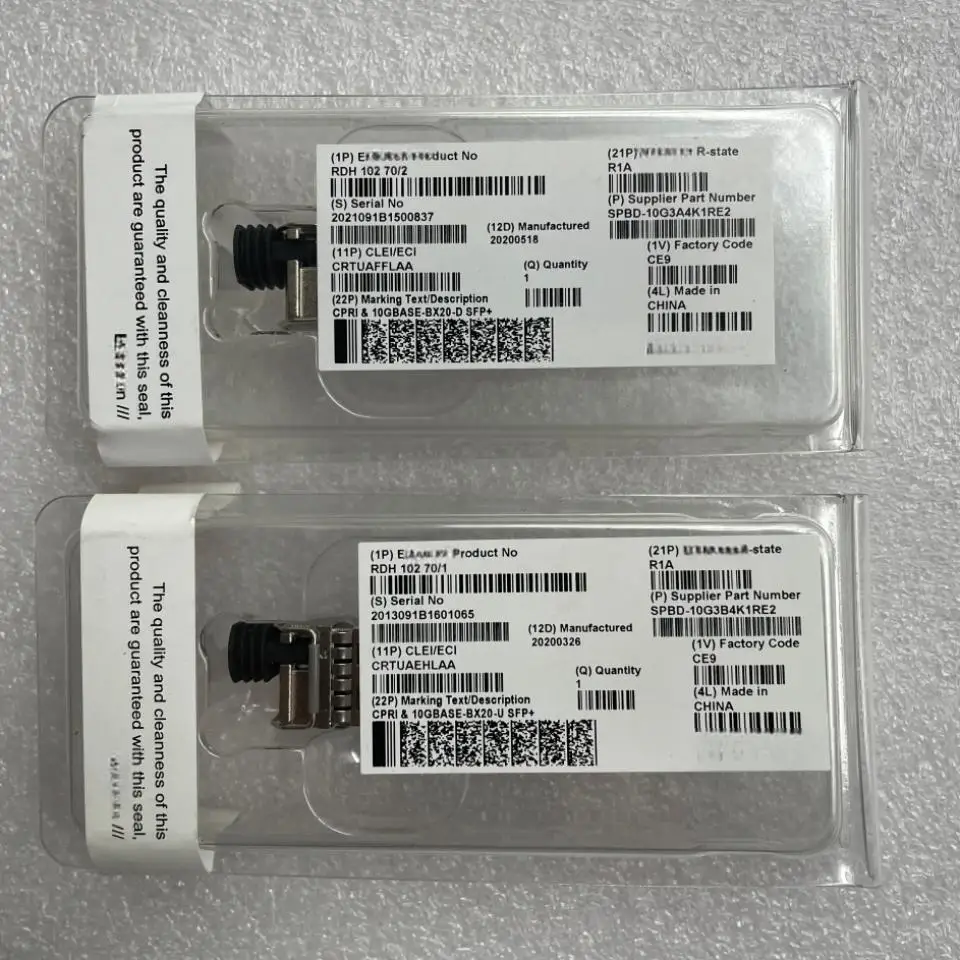 RDH 102 70/1 and RDH 102 70/2 Paired Single Fiber Optical Module RDH10270/1 RDH10270/2