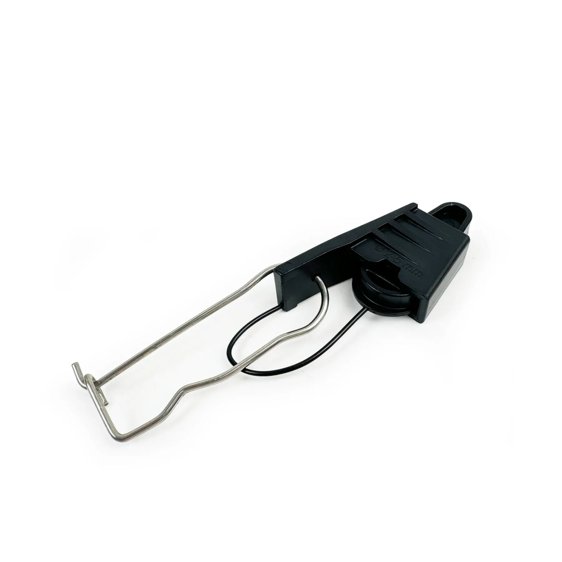 ftth drop wire cable clamp figure 8 drop cable suspension  plastic anchor ftth pole mounti