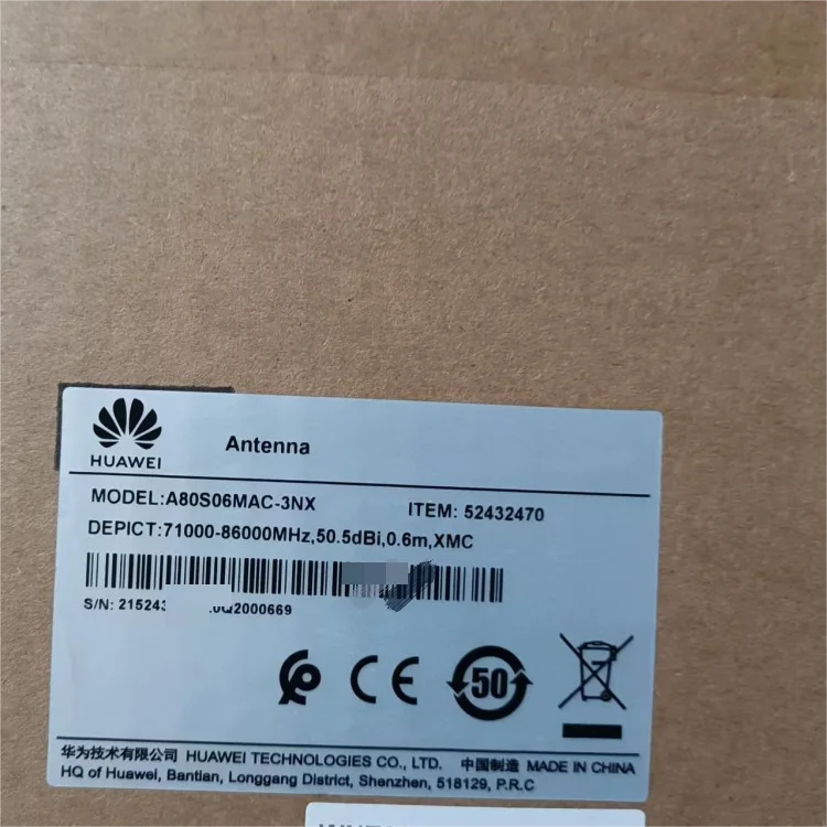 Microwave 52432444 Single Polarization Mount A80S03MAC-3NX Wireless Antenna for IDU RTN ODU
