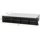 High Performance Stock Synology 8 Bay RackStation RS1221+ Diskless NAS Server Storage