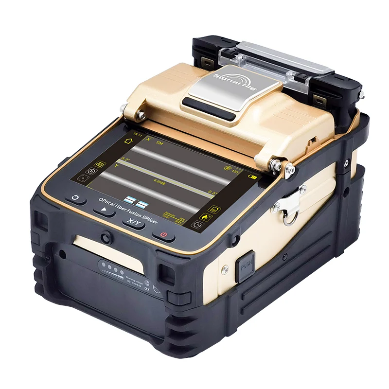 AI-8C Fusion Splicer  Multi-language Automatic Optical Fiber Fusion Splicer  Powerful Upgrade of S10 Cutting Knife-boxintelecom