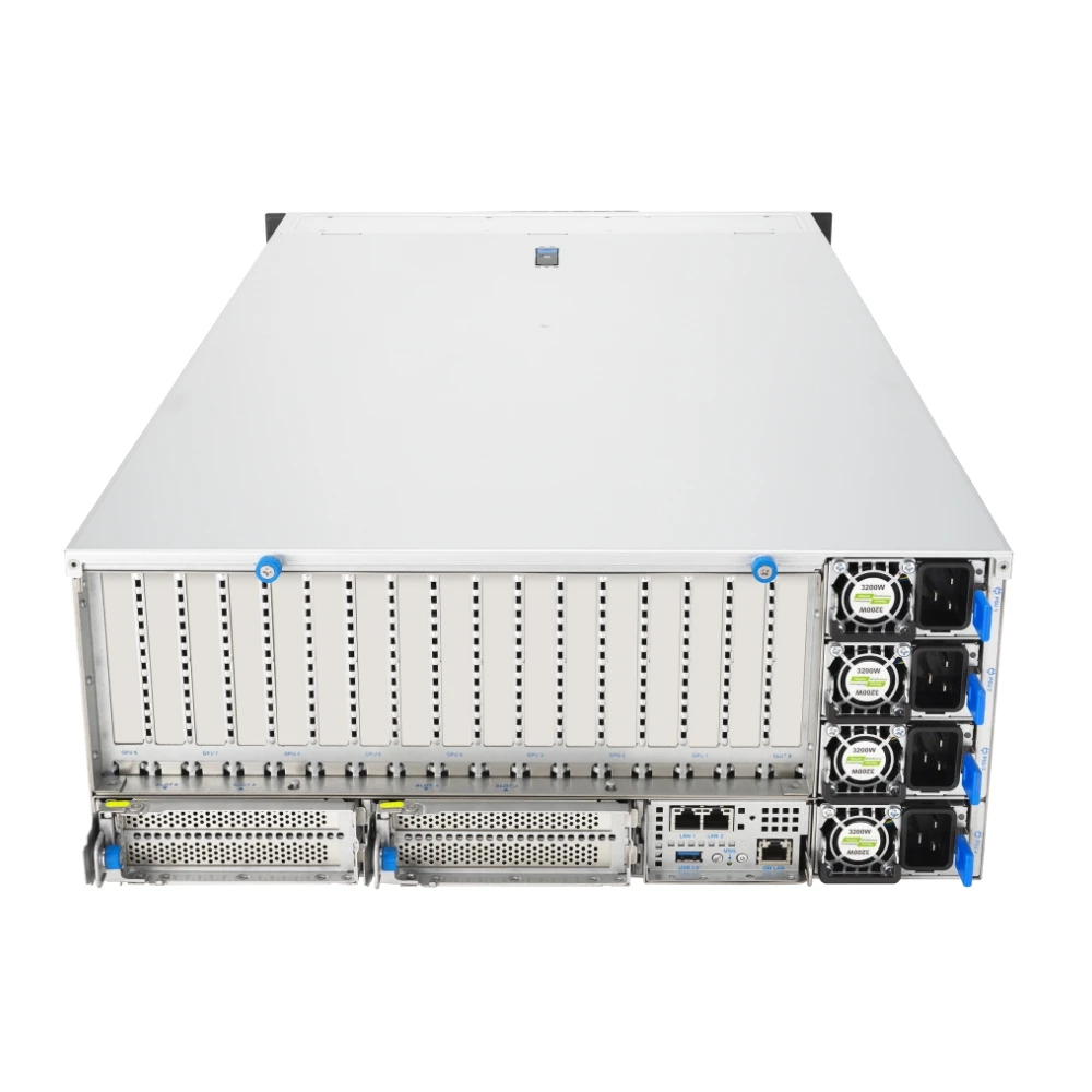 New Generation High Performance ASUS ESC8000A-E13P 4U Rack with 2 CPU and 24 Memory Slots AI 8 GPU Server 3