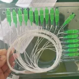 China  Factory Price 1x5 1x9 1x17 Mini PLC Splitter SC APC Plc Splitter Mini Steel Tube Ft