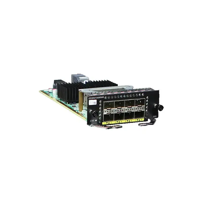 ES5D21X08S00 98010738 8-Port 10GE SFP+ Rear Optical Interface Card for S5700 S6700 switch 0