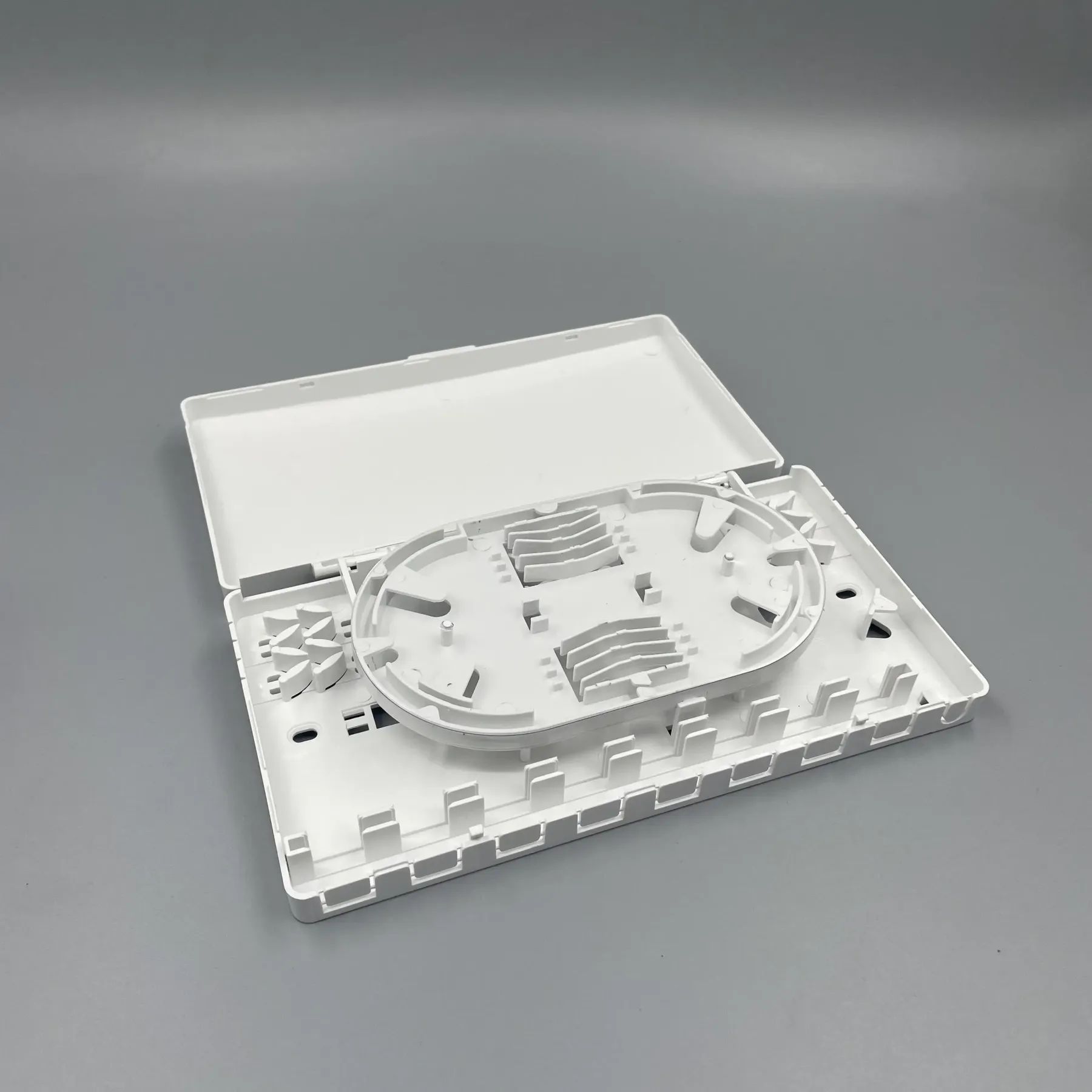 8-Core Fiber Optic Terminal Box with 8 SC/APC Adapter Ports for FTTH Use for Enterprise Wi