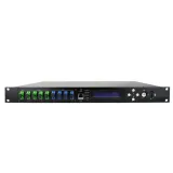 FTTH High Power Optical 1550nm CATV 1U WDM EDFA 4 ports 19dBm~24dBm Fiber Amplifier