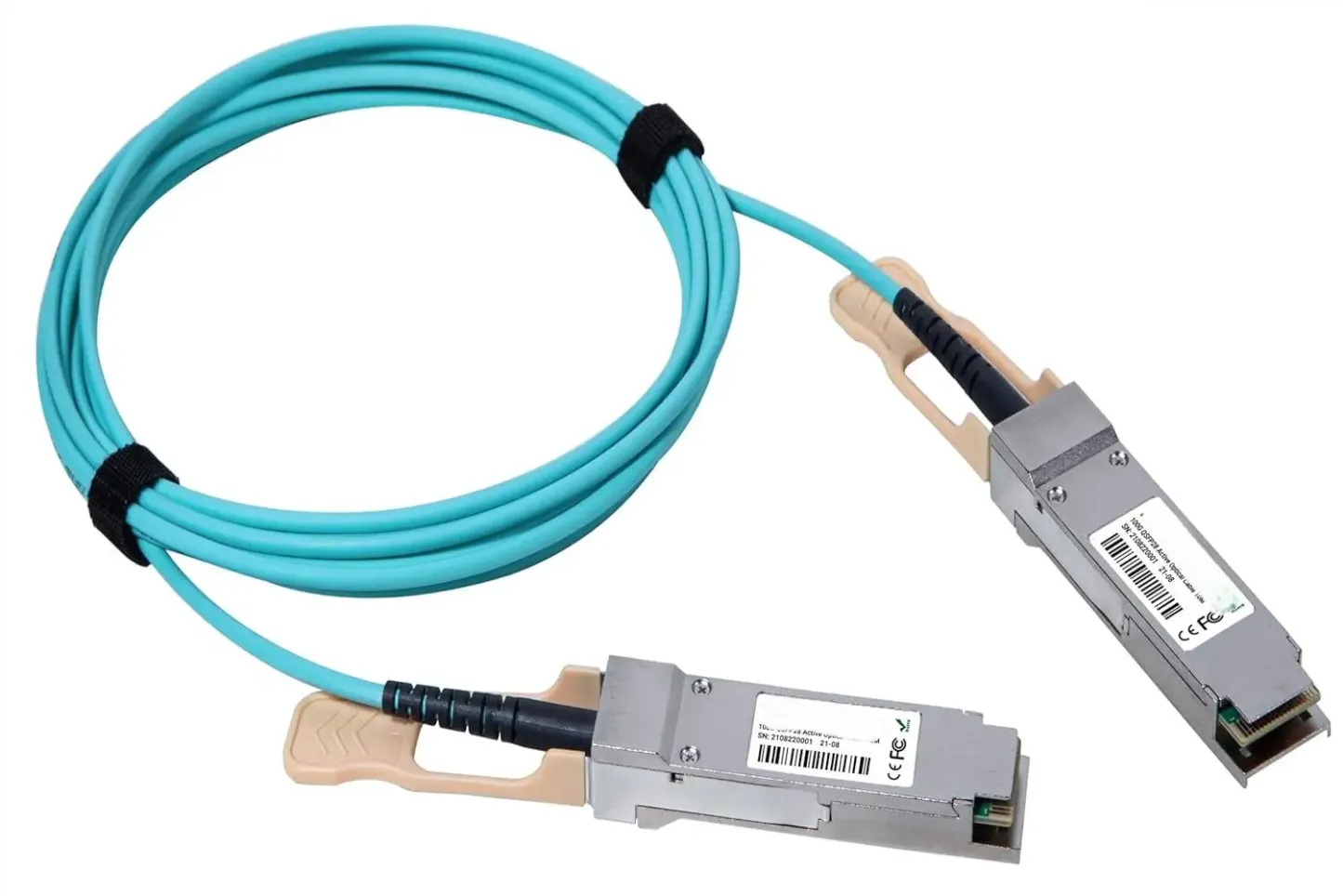 100G QSFP28 Active Optical Cable 850nm VCSEL MPO Interface AOC for Data Center and High-Sp