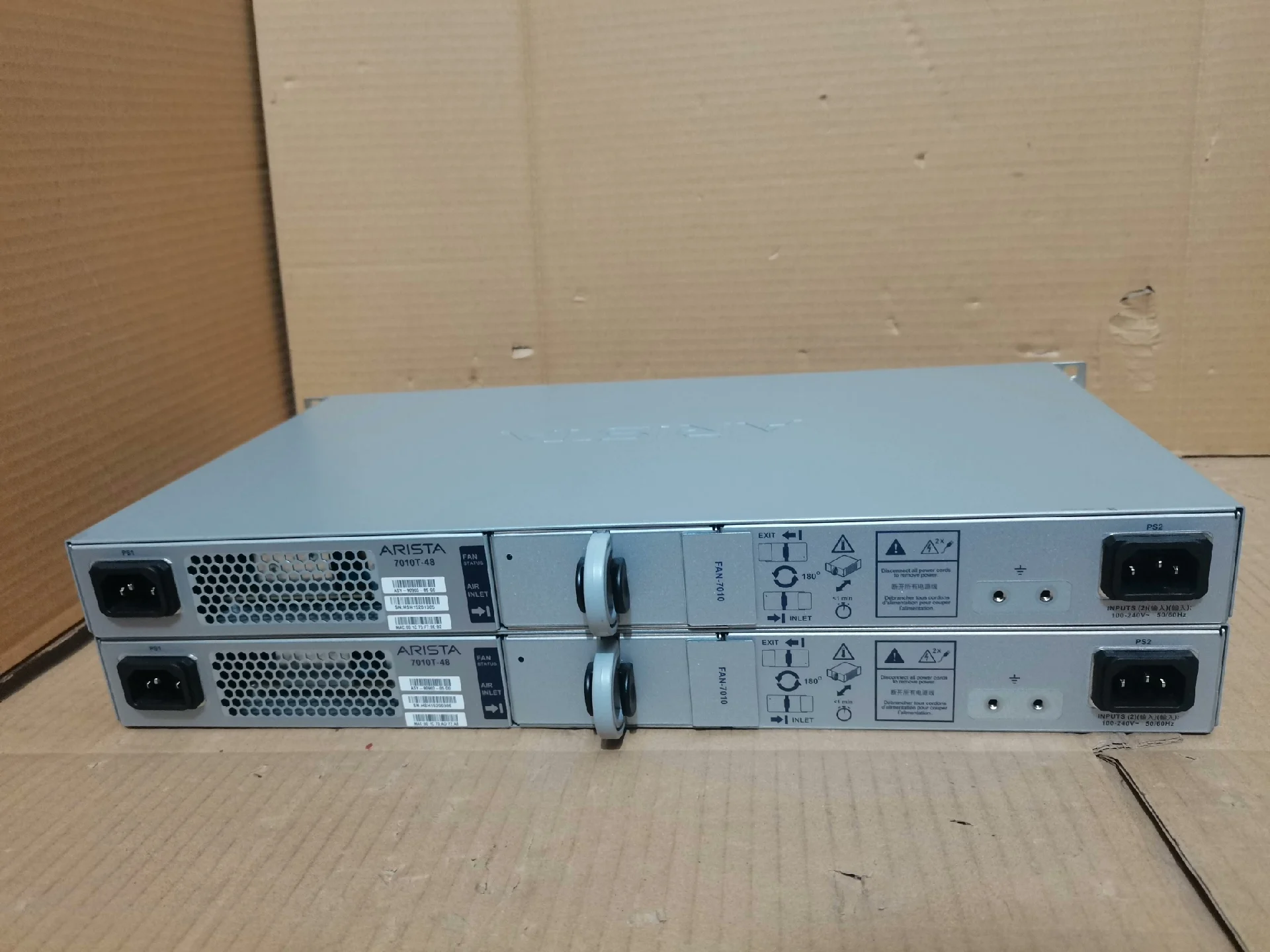 Arista DCS-7010T-48 7010T Gigabit Ethernet Data Center Switches 48 x 10/100/1000 and 4 SFP+-boxintelecom