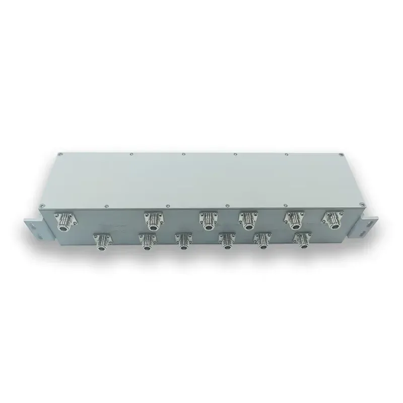 Mulitcoupler Filter 700MHz 800MHz 1800MHz 2100MHz 2600MHz 6 in 6 Out Rf Cavity Bandpass Fi