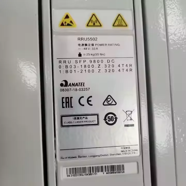 Multi-Mode 4G Remote Radio Unit (RRU) 5502 with 3000W Output Power Holding Pole Mounting Fiber Optic Infrastructure Equipment-boxintelecom