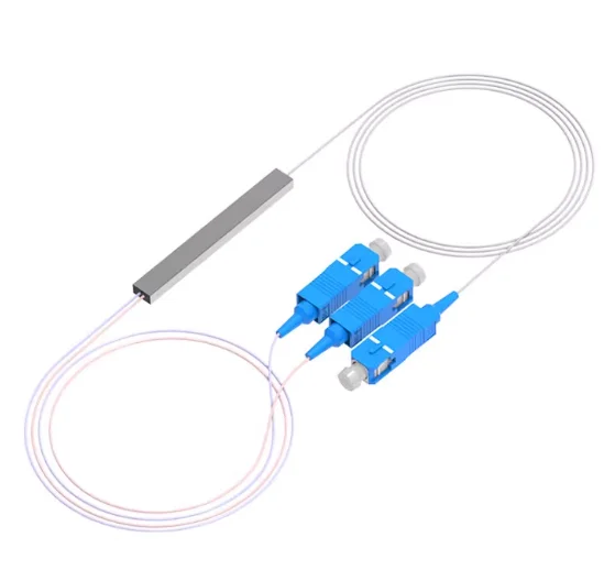 1x2 1x4 1x8 1x16 SC UPC Mini PLC Optic Beam Splitter Single Mode with SC UPC Connector