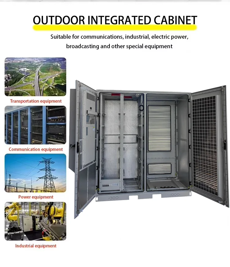 Customizable IP55 Aluminum Galvanized Steel Stainless Steel Double-Compartment Outdoor Integrated Power Equipment Cabinet-boxintelecom